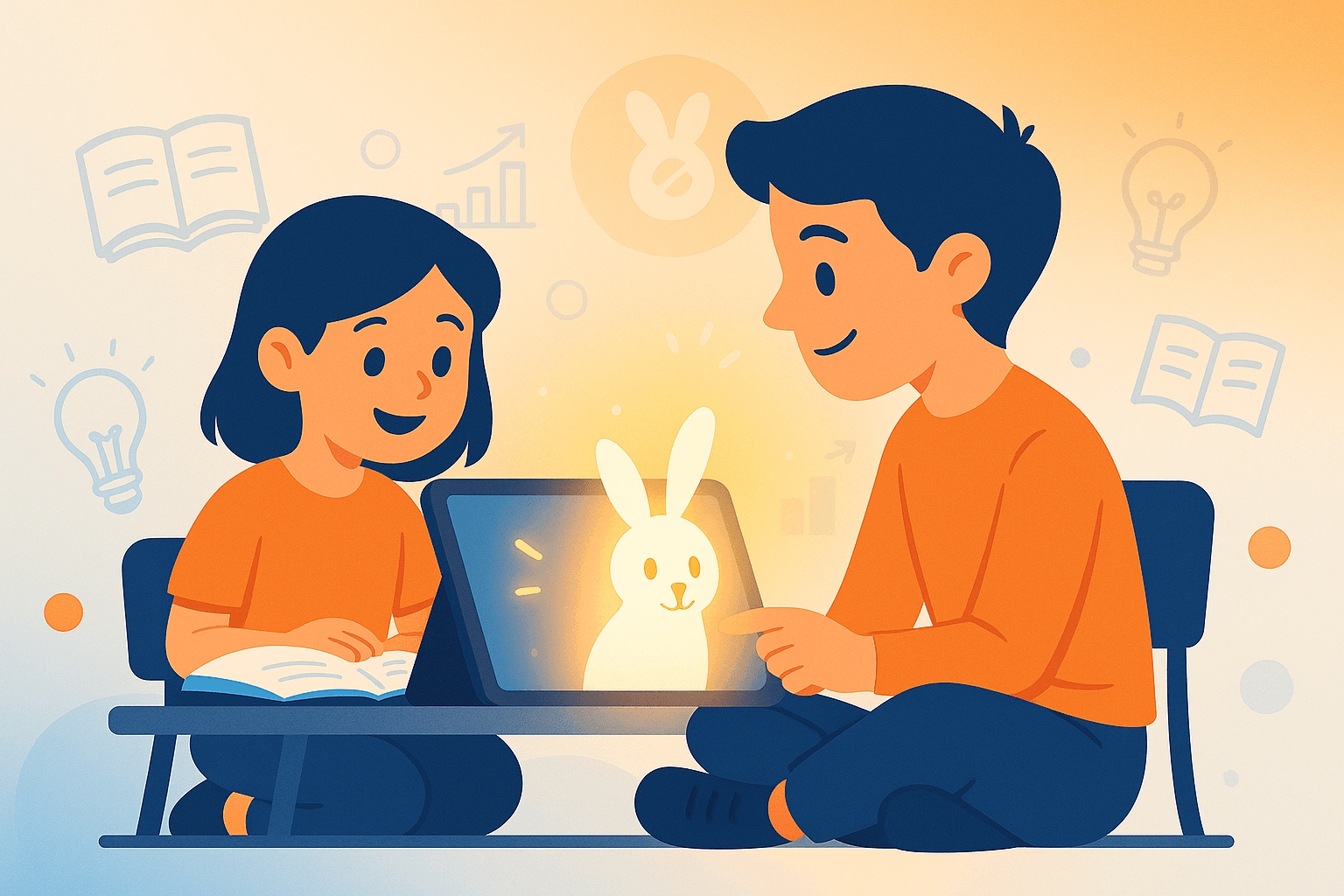 Student learning with Sun Light AI